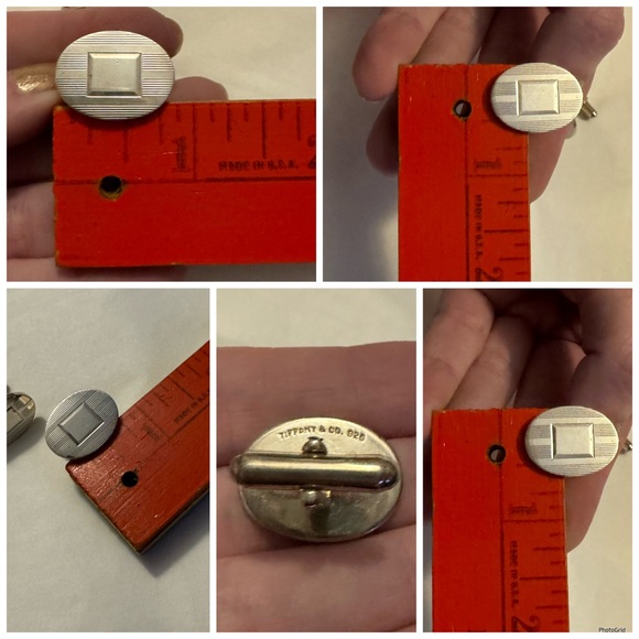 Tiffany & Co AUTHENTIC Vintage 925 Sterling Silver Cufflinks Cuff Links - Picture 16 of 16